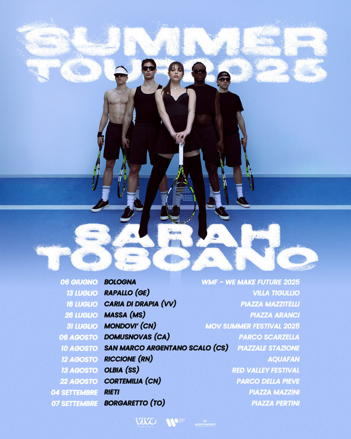 Musica, Sarah Toscano annuncia nuove date per il tour estivo 2025