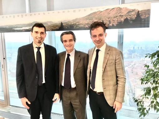 - (FOTONOTIZIA) - Vigevano: il sindaco Sala ha incontrato a Milano il presidente di Regione Lombardia Fontana