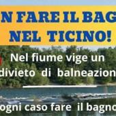 Ticino, il richiamo alla prudenza: il bagno nel fiume è vietato e può essere pericoloso