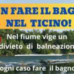 Ticino, il richiamo alla prudenza: il bagno nel fiume è vietato e può essere pericoloso
