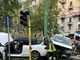Milano, scontro auto taxi: quattro feriti, uno grave