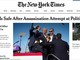 L'home page online del New York Times