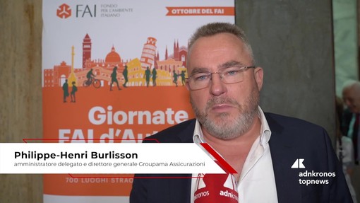 Cultura: Burlisson (Groupama), 'Con il Fai condividiamo un obiettivo comune, la protezione del territorio' Cultura: Burlisson (Groupama), 'Con il Fai condividiamo un obiettivo comune, la protezione del territorio'