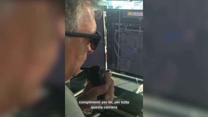 "Grazie Comandante": il messaggio inaspettato della Torre di controllo per l'ultimo volo