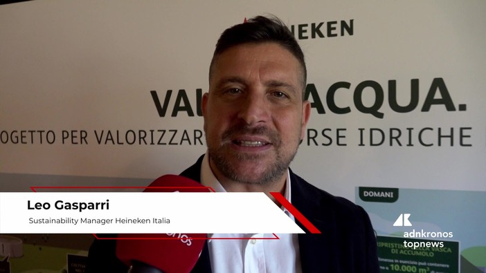 Gasparri (Heineken): "Con 'Valore Acqua' meno prelievi dalla falda e più acqua per l'agricoltura".