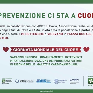 Vigevano: Ats Pavia scende in piazza Ducale per sensibilizzare sull’importanza della prevenzione cardiovascolare