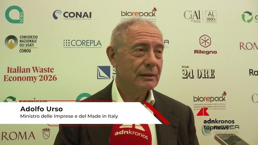 Sostenibilità: Urso (Mimit), 'Italia prima in Europa per riciclo materie prime, ma possiamo fare di più' Sostenibilità: Urso (Mimit), 'Italia prima in Europa per riciclo materie prime, ma possiamo fare di più'
