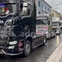 Continua la protesta di autotrasportatori e agricoltori, corteo rumoroso di tir e trattori a Campobasso Continua la protesta di autotrasportatori e agricoltori, corteo rumoroso di tir e trattori a Campobasso