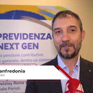 Previdenza: Manfredonia (Acli), 'il contributivo rischia pensioni povere, serve una tutela di garanzia'