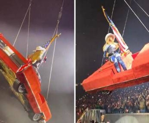 Beyoncé, paura al concerto: problema all'auto 'volante' - Video