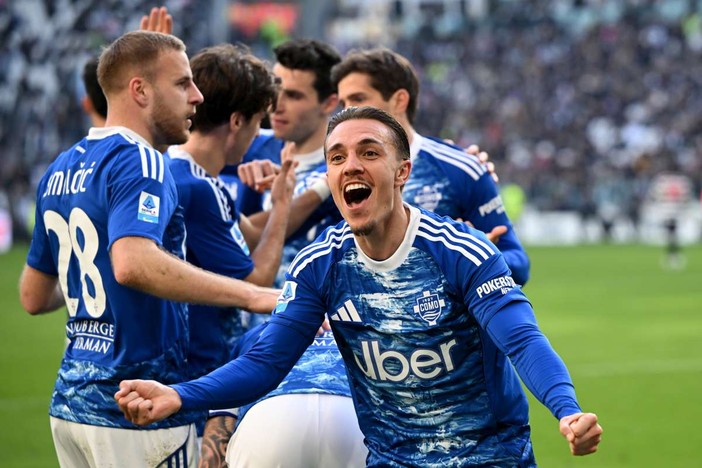 La Juve cade anche in campionato, festa Como allo Stadium