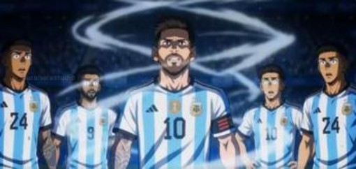 Mondiali, Messi e l'Argentina diventano... un anime Mondiali, Messi e l'Argentina diventano... un anime