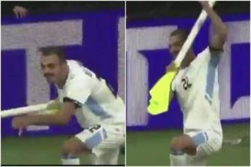 Israele choc in Nations League, attaccante segna e mima uno sparo Israele choc in Nations League, attaccante segna e mima uno sparo