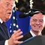 "Mondiali 2026 hanno superato tutte le aspettative", l'elogio di Infantino a Trump