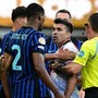 Dumfries-Acuna, rissa durante Inter-River Plate: cosa è successo - Video