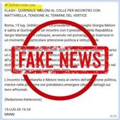 Falso lancio Adnkronos in chat giornalisti annuncia Meloni al Quirinale, Desario: "Fatto grave, denunciamo"