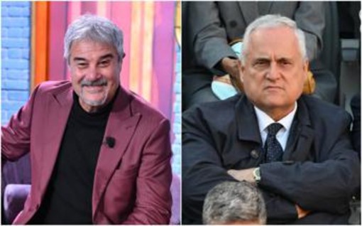 Lazio, la battuta choc di Pino Insegno. Il web: "Ha augurato morte a Lotito"