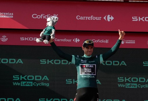 Van Aert vince la 13^ tappa della Vuelta, Mas resta leader Van Aert vince la 13^ tappa della Vuelta, Mas resta leader