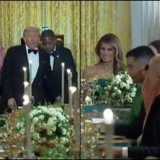 Cristiano Ronaldo a cena con Trump alla Casa Bianca - Il Video Cristiano Ronaldo a cena con Trump alla Casa Bianca - Il Video