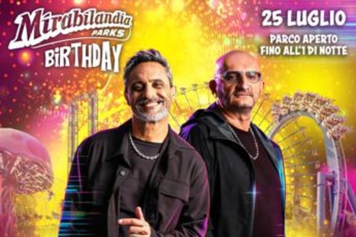 Mirabilandia, il parco divertimenti compie 34 anni: festa-pop con Giorgio Vanni e le sigle dei cartoni Mirabilandia, il parco divertimenti compie 34 anni: festa-pop con Giorgio Vanni e le sigle dei cartoni