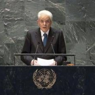 Onu, Mattarella: &quot;Impegno italiano asse portante della politica estera del nostro Paese&quot;