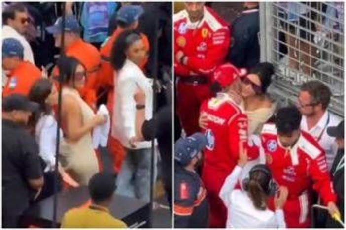 Kim Kardashian a Montecarlo, 'ruba' asciugamano ad Antonelli e bacia Hamilton
