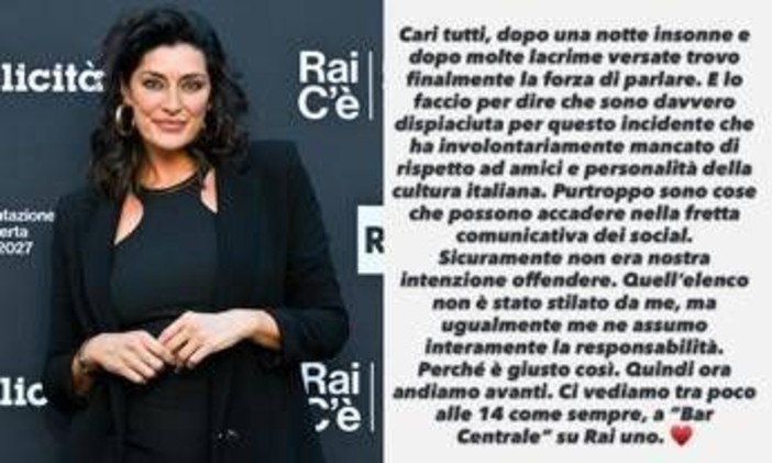 Elisa Isoardi rompe il silenzio: "Dispiaciuta per toto-morti, non è mio ma me ne assumo responsabilità" Elisa Isoardi rompe il silenzio: "Dispiaciuta per toto-morti, non è mio ma me ne assumo responsabilità"