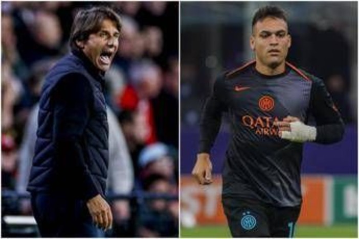 Conte gli dice qualcosa, Lautaro Martinez reagisce: rissa sfiorata in Napoli-Inter