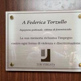 Ghiron (Tor Vergata): "Aula intitolata a Federica Torzullo ci invita a non restare indifferenti"