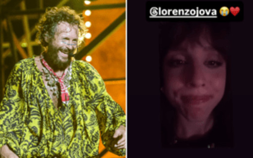 Angelina Mango commossa per la dedica di Jovanotti: &quot;Prendi il tempo che ti serve&quot;
