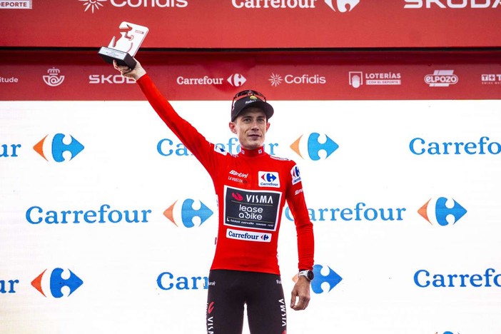 Alla Vuelta Vine vince la 10^ tappa, Vingegaard torna in rosso
