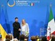 Meloni: &quot;Ricostruzione Ucraina come Italia del boom&quot;. Poi l'appello ai Volenterosi