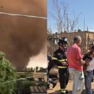Tromba d'aria a Marsala, feriti 4 bambini e cane salvato dalle macerie: "Scenario di guerra" Tromba d'aria a Marsala, feriti 4 bambini e cane salvato dalle macerie: "Scenario di guerra"