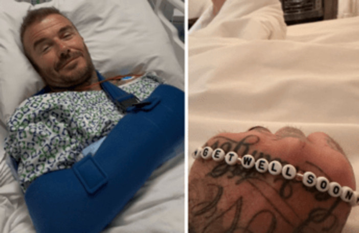 David Beckham ricoverato in ospedale, Victoria: &quot;Guarisci presto papino&quot;