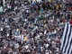Juve-Atalanta, curva bianconera non rispetta minuto di silenzio per Mazzola e volta le spalle al campo Juve-Atalanta, curva bianconera non rispetta minuto di silenzio per Mazzola e volta le spalle al campo