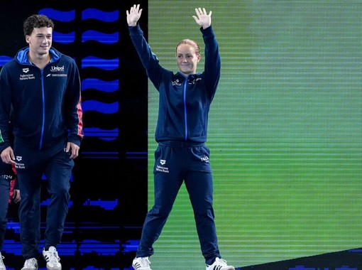 Tuffi, Santoro-Pellacani oro europeo nel trampolino 3 metri Tuffi, Santoro-Pellacani oro europeo nel trampolino 3 metri
