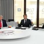 Ucraina, al G7 trilaterale Trump-Zelensky-Macron. Il tycoon: "Russia deve trattare" Ucraina, al G7 trilaterale Trump-Zelensky-Macron. Il tycoon: "Russia deve trattare"