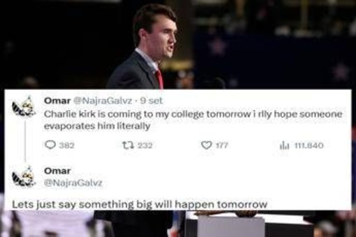 Kirk ucciso, il mistero dei tweet sospetti: &quot;Alla Utah University succederà qualcosa di grosso&quot;
