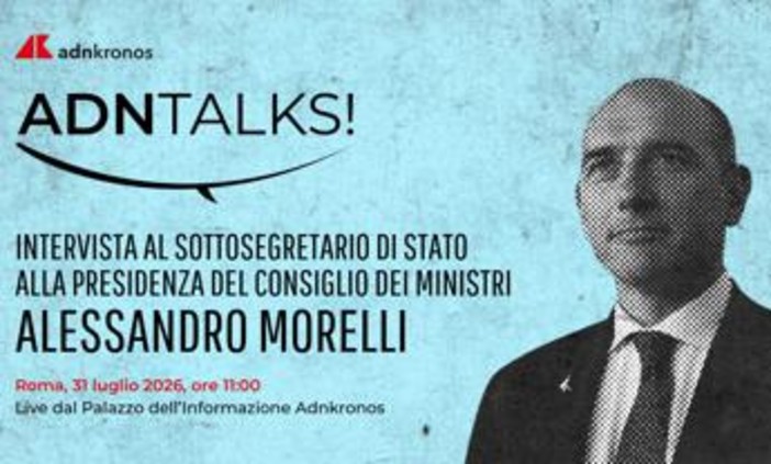 Alessandro Morelli domani all'Adnkronos per AdnTalks, diretta dalle 11 Alessandro Morelli domani all'Adnkronos per AdnTalks, diretta dalle 11