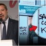Genova, sui muri la scritta &quot;Salvini come Kirk&quot;. Il vicepremier: &quot;Non ho paura&quot;