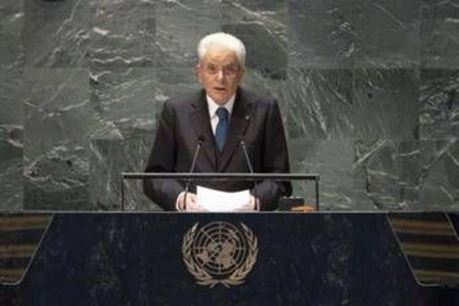 Onu, Mattarella: &quot;Impegno italiano asse portante della politica estera del nostro Paese&quot;