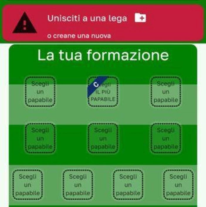 Ecco il Fantapapa, squadra di cardinali e portiere 'impapabile': tutte le regole e i punteggi