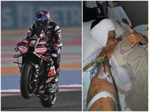 Martin, dopo l'incidente in Qatar il ricovero: &quot;Poteva andare molto peggio&quot;