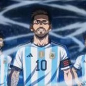 Mondiali, Messi e l'Argentina diventano... un anime