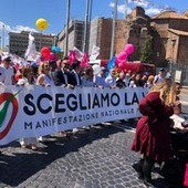 Pro vita, organizzatori corteo Roma: "Siamo 20 mila, stop ddl suicidio assistito e più fondi per diritto a non abortire"