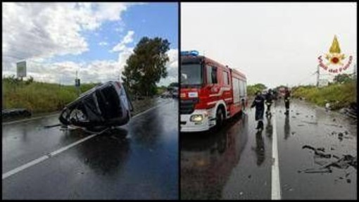 Auto finisce contro un albero e si ribalta sull'Ardeatina: un morto e 4 feriti gravi