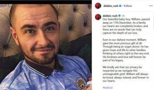 È morto a 31 anni l'attore di 'Waterloo Road' William Rush