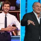Gerry Scotti e Stefano De Martino, l'abbraccio e l'appello: "Fateci finire alle 21.30"